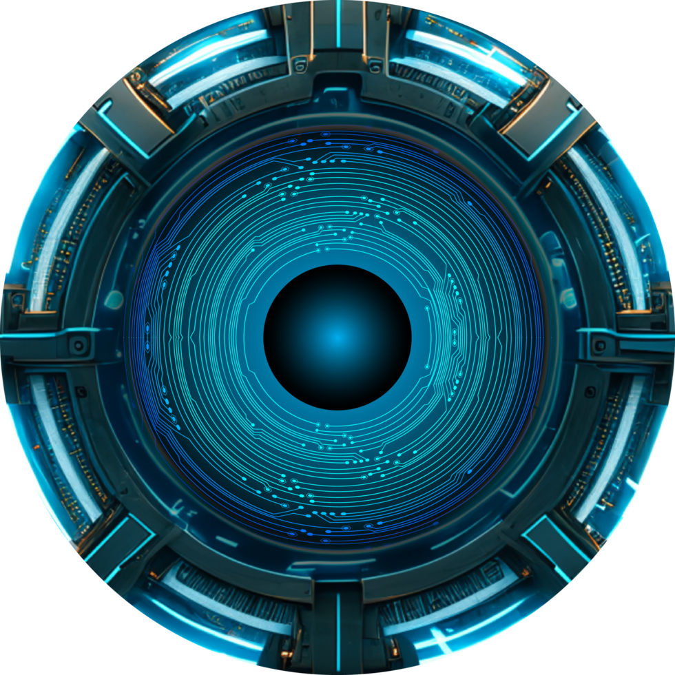 Modern Technology Eye Cybersecurity Crop-out png