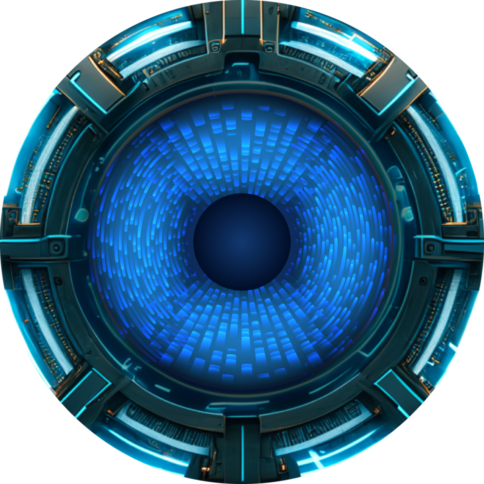 Modern Technology Eye Cybersecurity Crop-out png