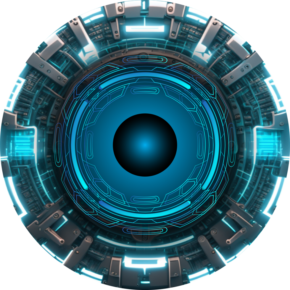 Modern Technology Eye Cybersecurity Crop-out png