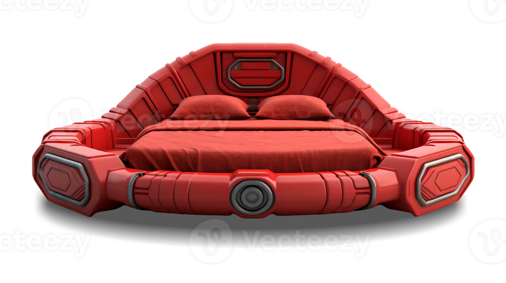 The beds Futuristic Red Bed on transparent background , 25250870 PNG