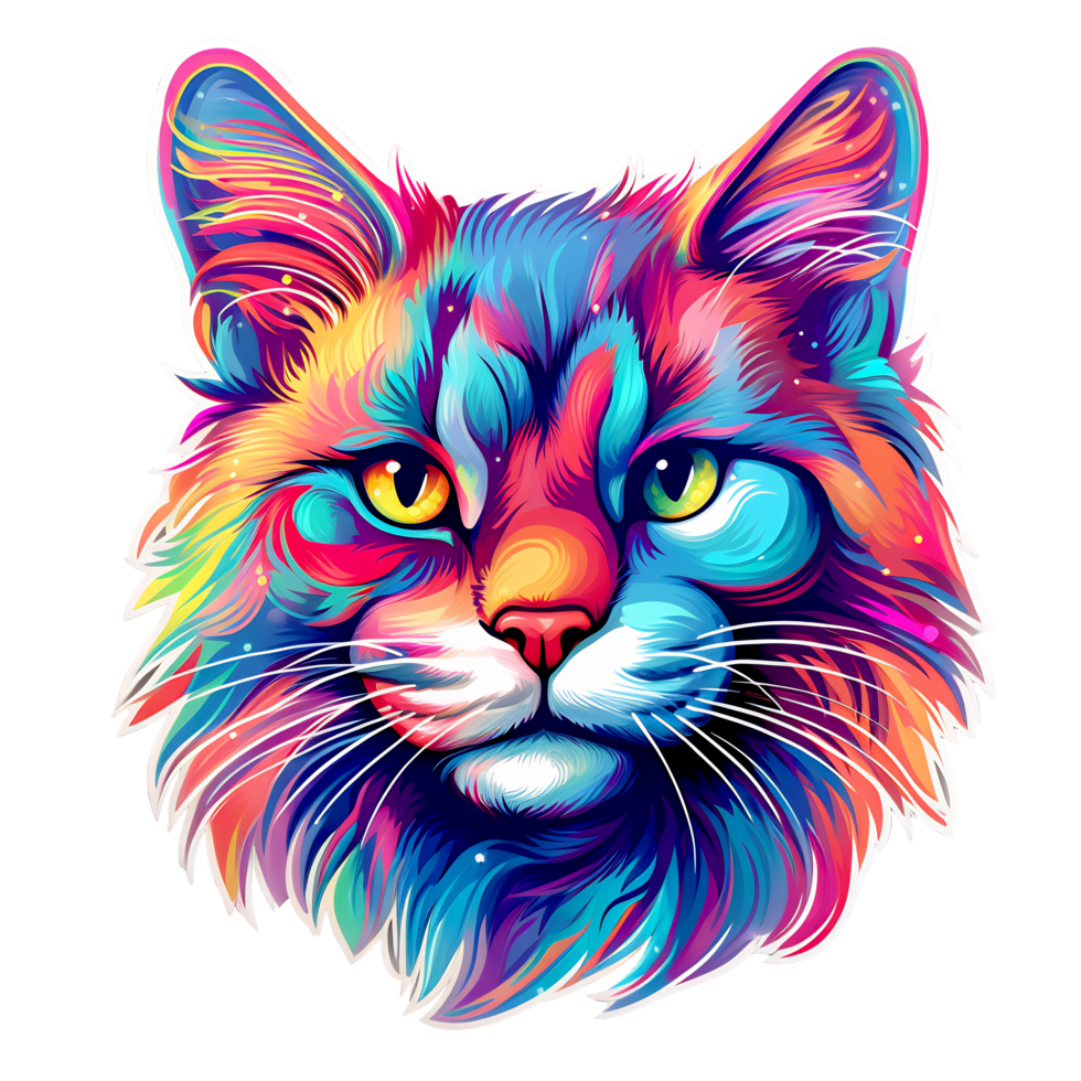 The Cool Cats - Generative AI - AI GENERATED png