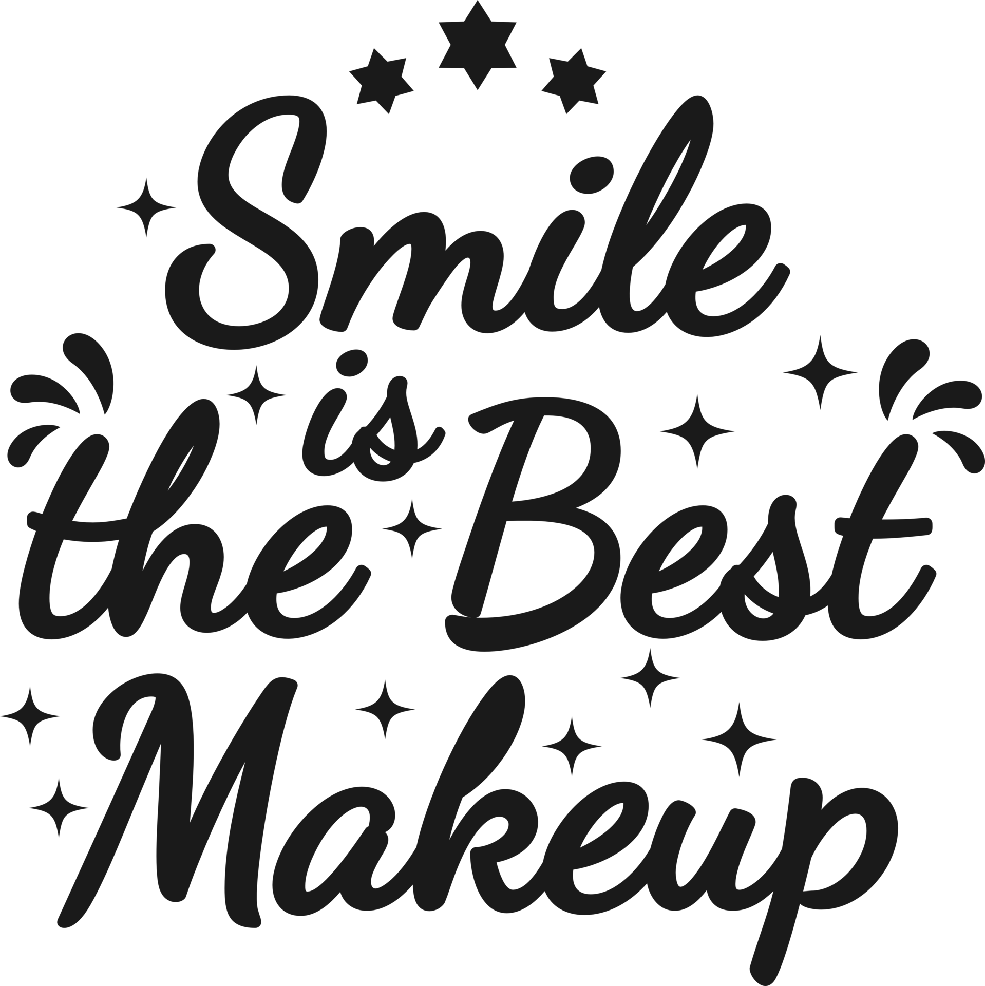 Smile Is The Best Makeup Motivational Typography Quote Design pics-collage-editor-hd-latest-version-for-android-download-apk