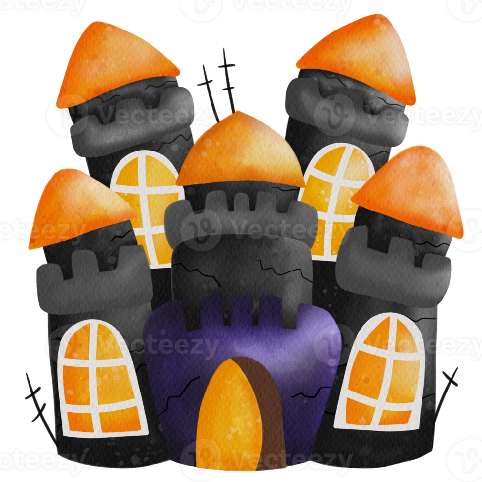 elementos de feliz halloween png