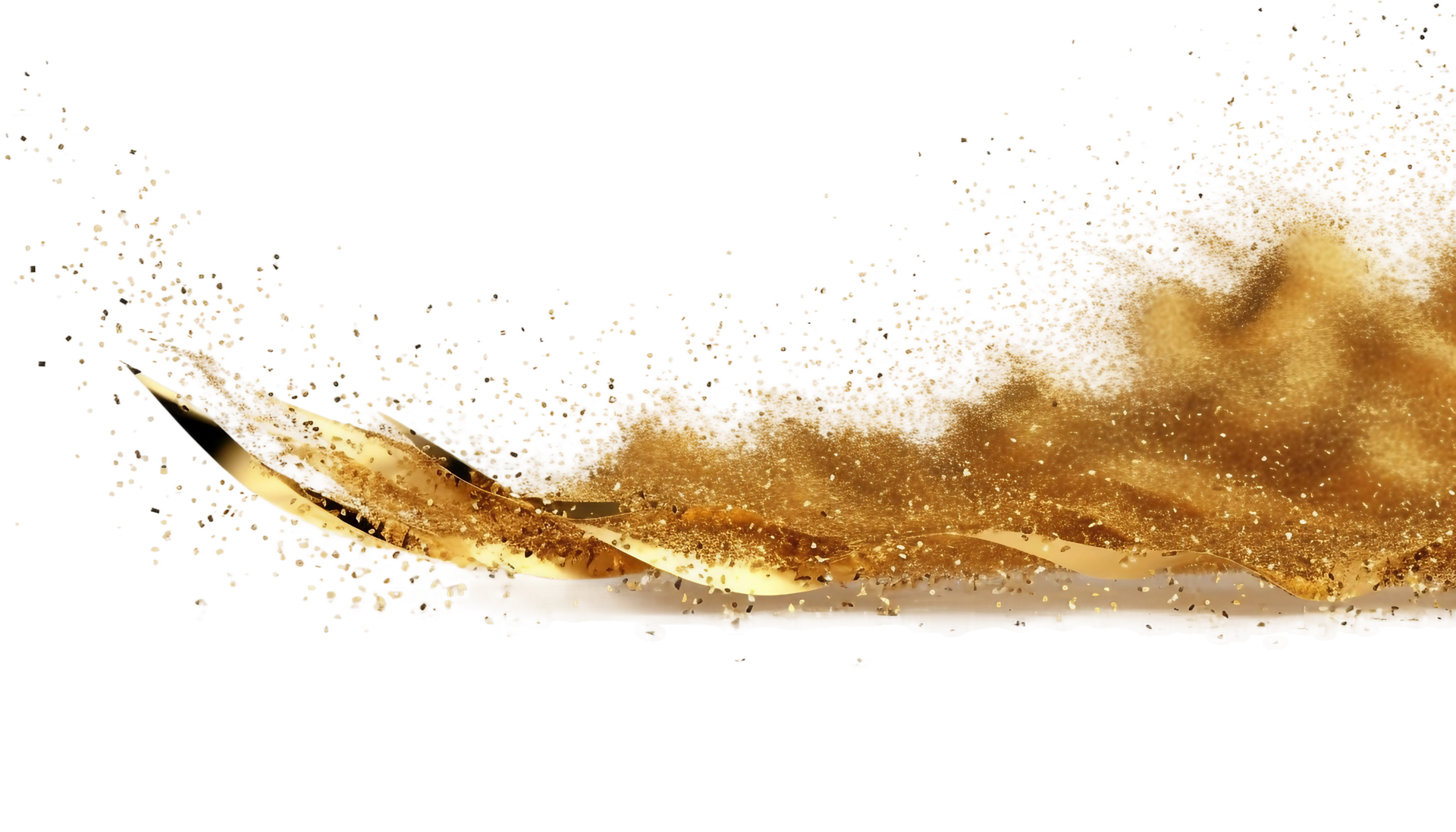 Golden stars dust trail sparkling particles, 25251349 PNG