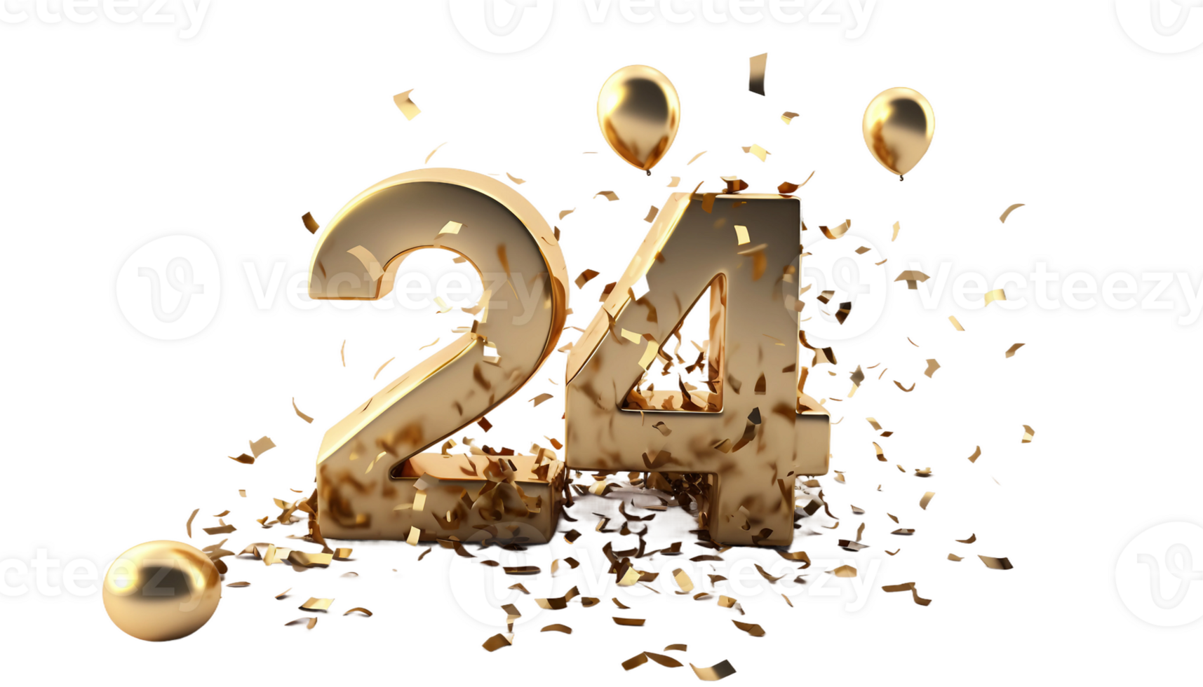 24 alphabet on transparent background png