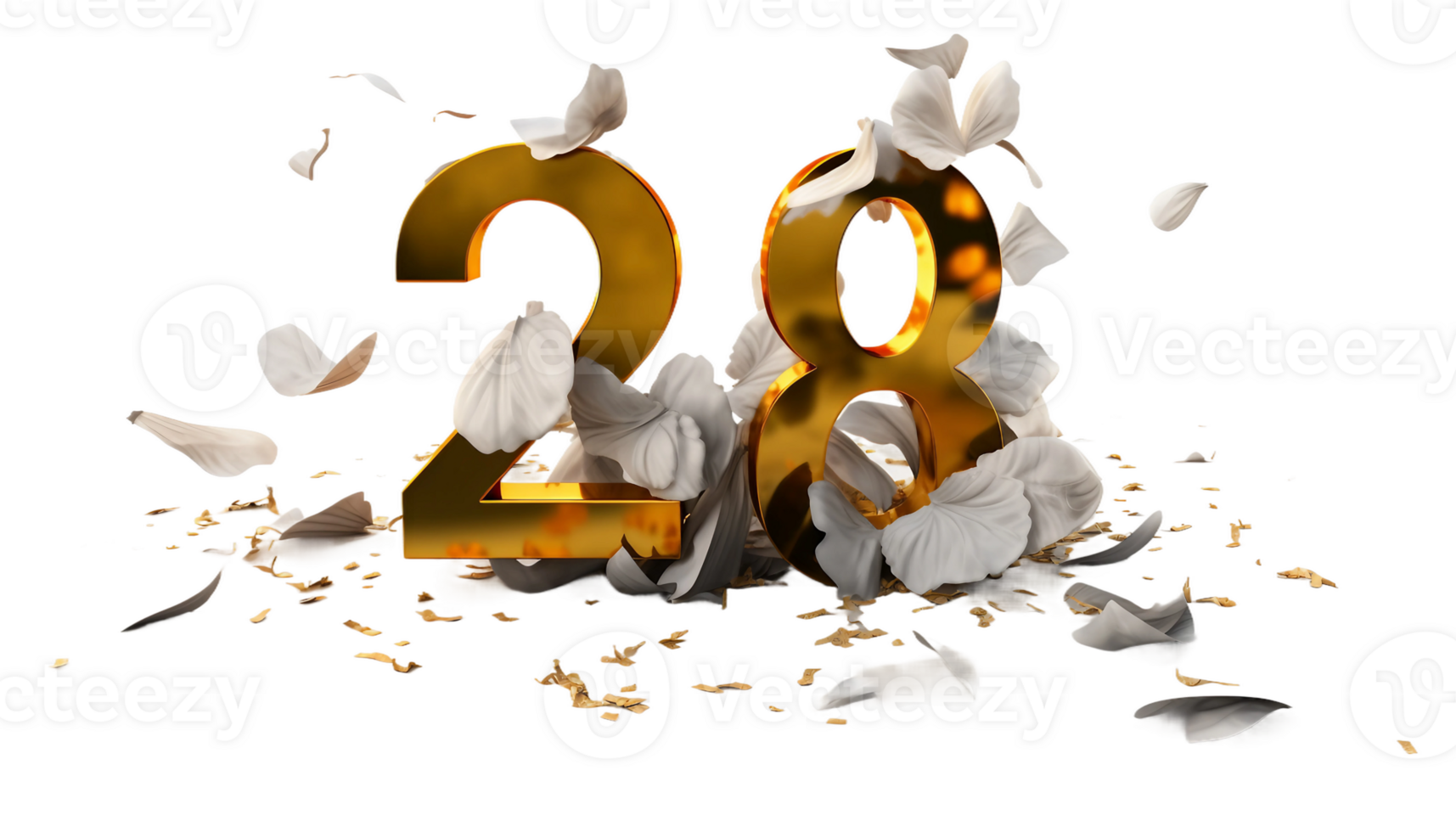 28 alphabet on transparent background png
