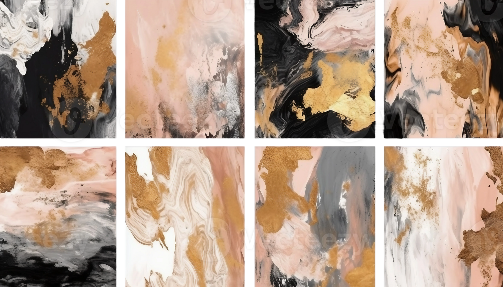 Oil texture Acrylic paint Textured arrangements set png