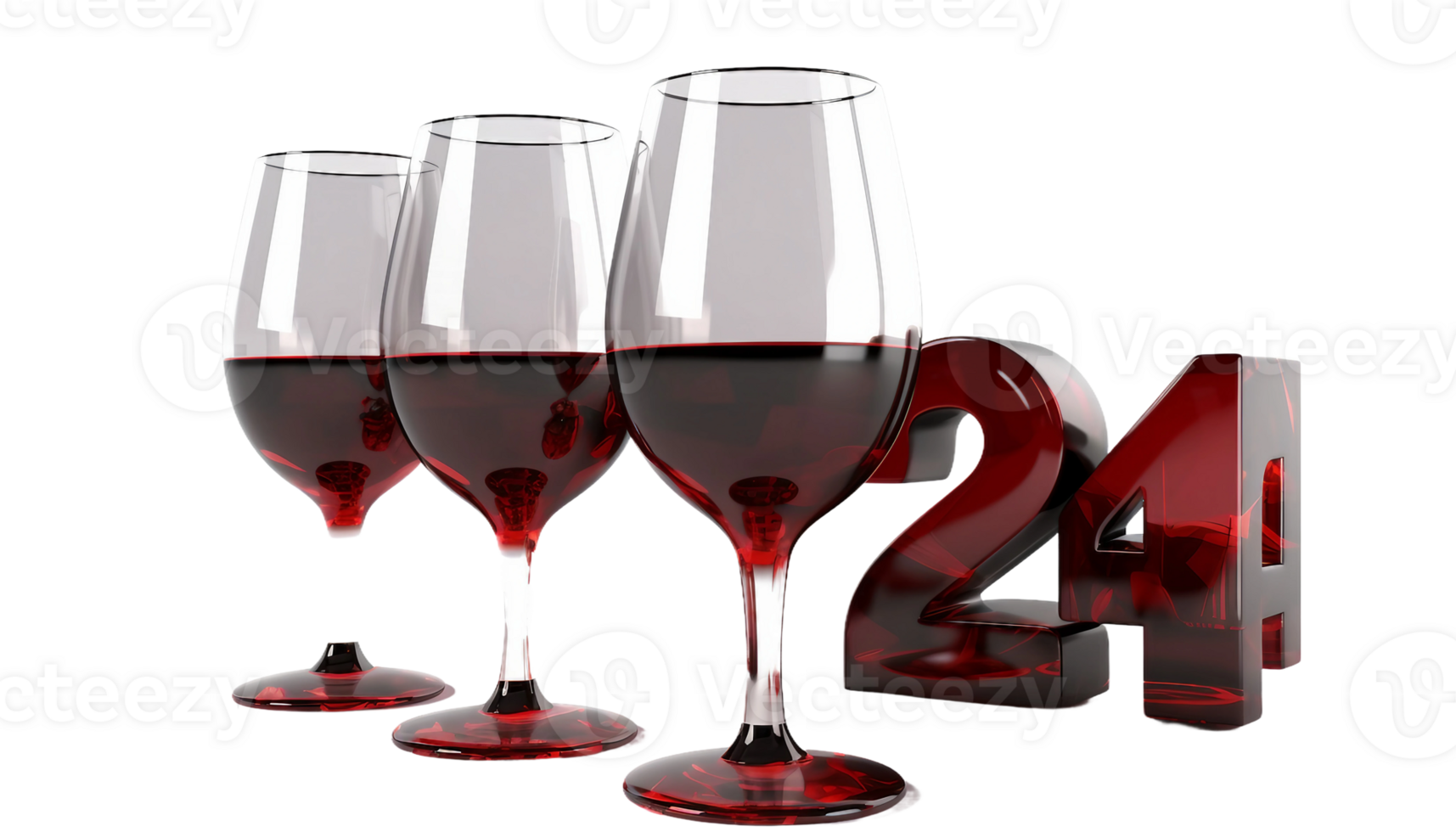 24 alphabet on transparent background png