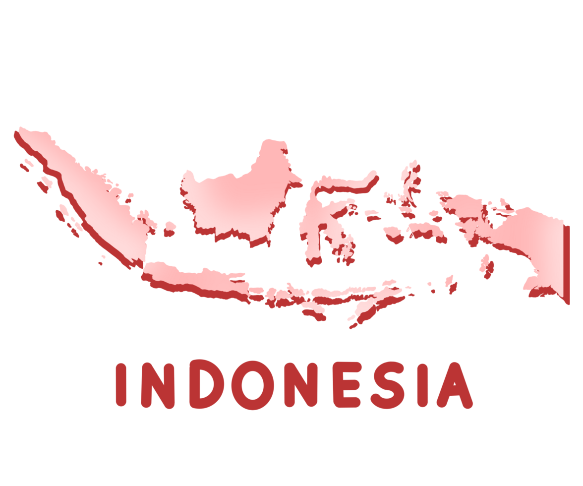 Indonesiens Karte Illustration png