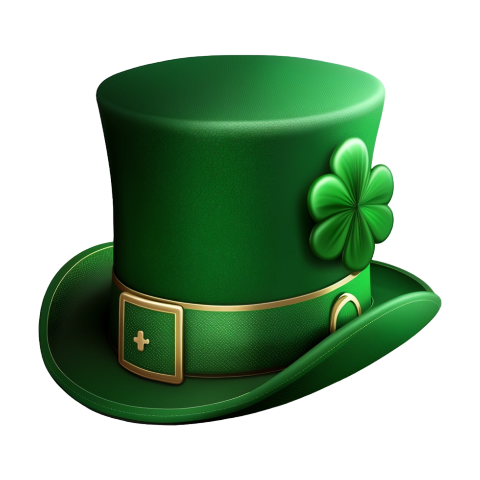 Green Leprechaun Hat Celebrating St Patrick png