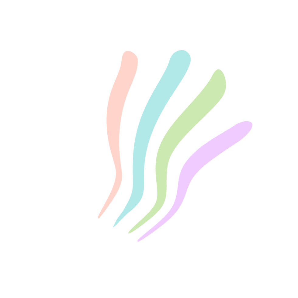 wave line colorful png
