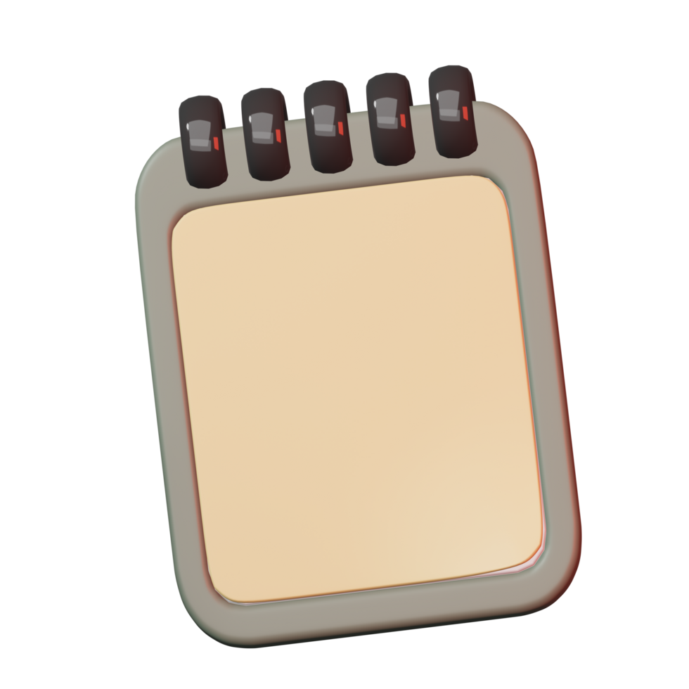 3d calendar icon with copy space area png