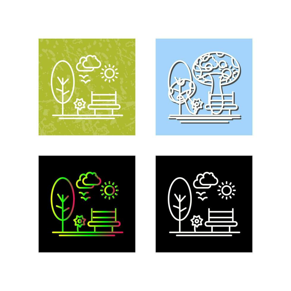 Park Vector Icon