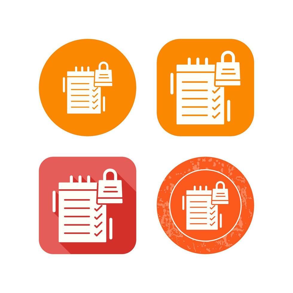 Shopping List Vector Icon