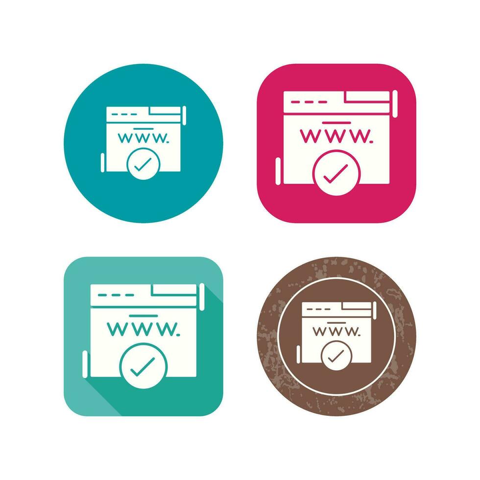 Domain Vector Icon