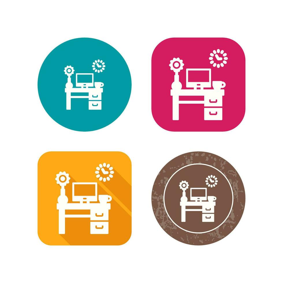 Work Table Vector Icon
