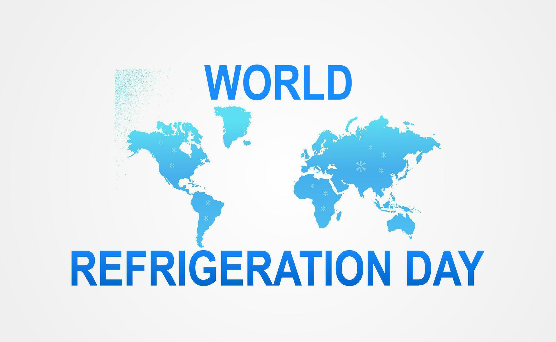 vector graphic of world refrigeration day good for world refrigeration