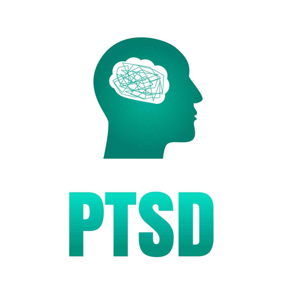 vector design International PTSD Awereness Day. Flat Design. flat ilustration