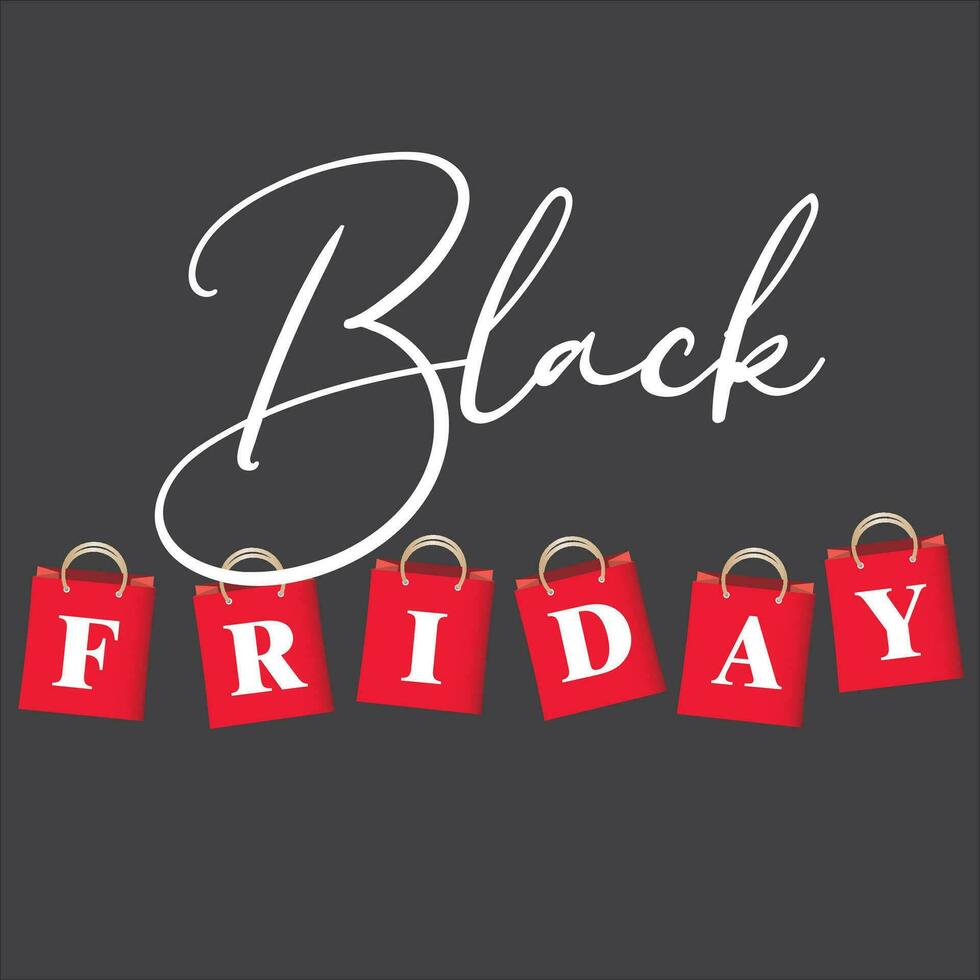 Black Friday shopping icon vector illustration symbol