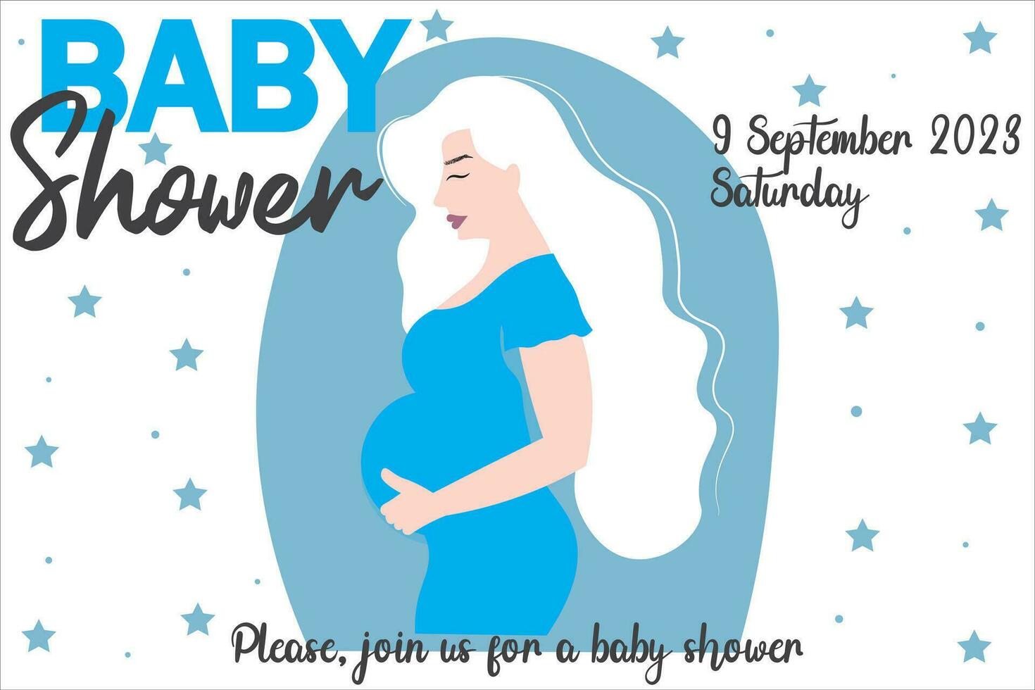 Baby shower invitation icon vector illustration symbol