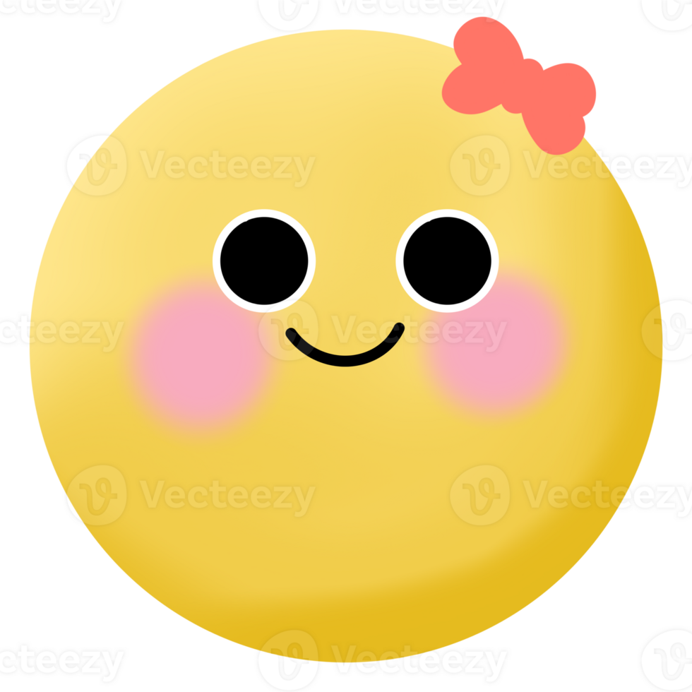 Yellow happy face with smile. 25253705 PNG