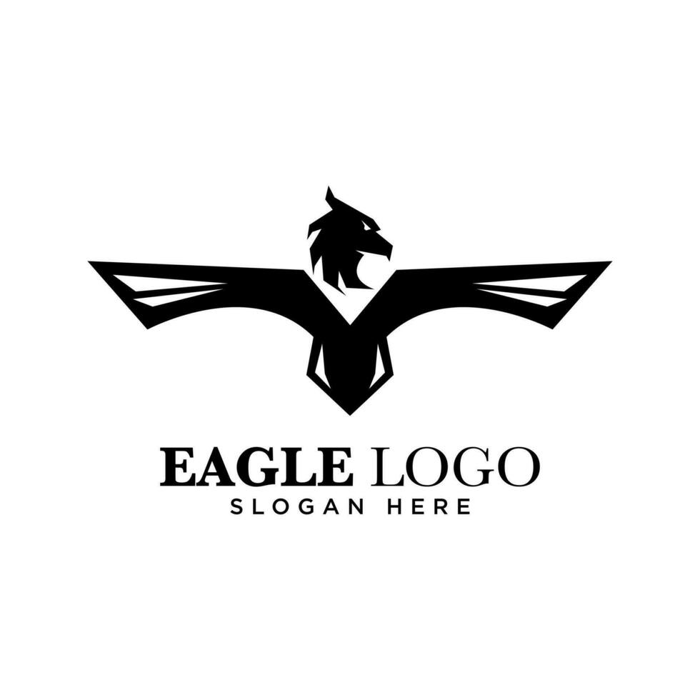 águila logo diseño vector, vector ilustración, empresa logo