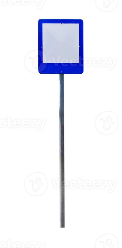 blank traffic sign board mockup isolated png