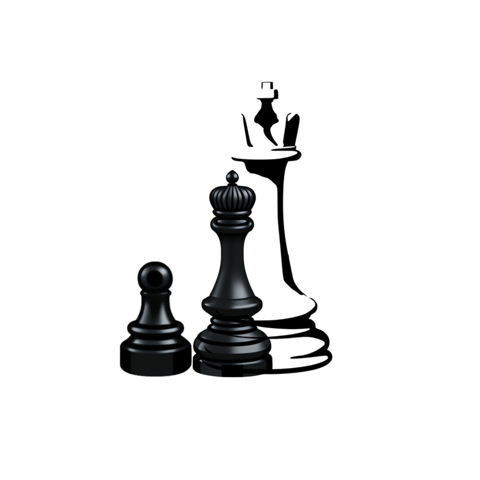 conjunto do xadrez peças clipart em transparente fundo, xadrez peças coleção, xadrez peças rei rainha penhor conjunto ilustração png