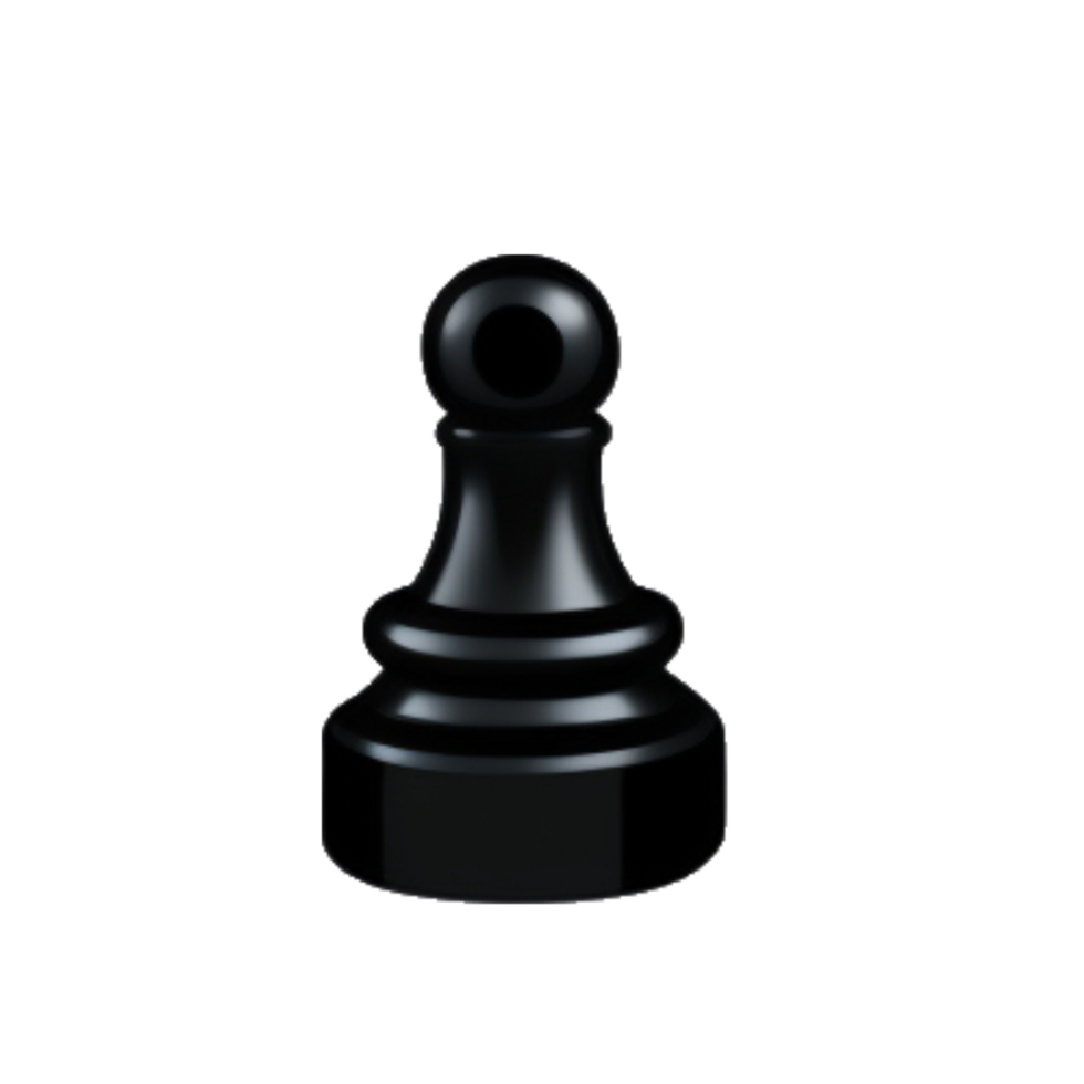 pion échecs pièce clipart isolé sur transparent arrière-plan, échecs pion clipart, isolé échecs pion pièce clipart png