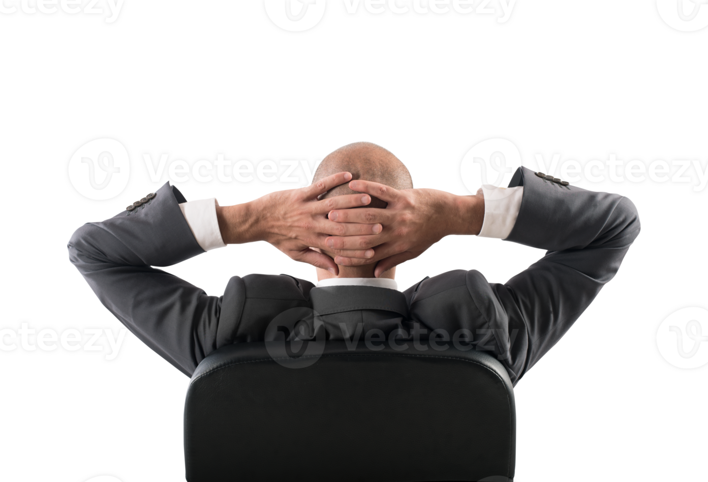Successful  businessman is relaxing after a stressed day of work png