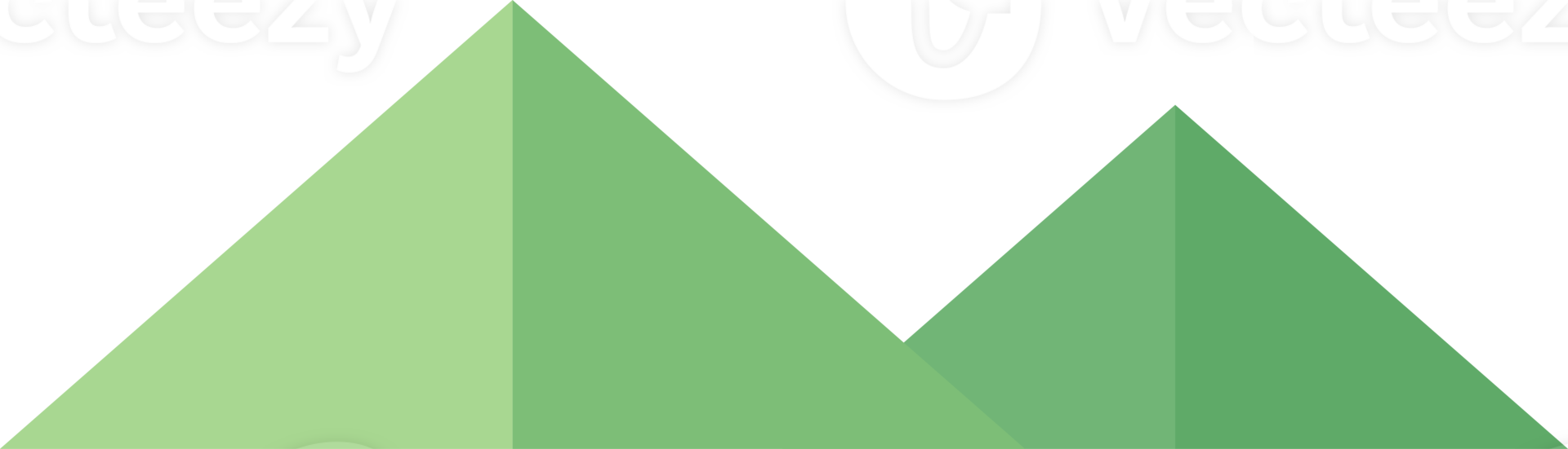 mountain hill landscape illustration in flat and minimal design png