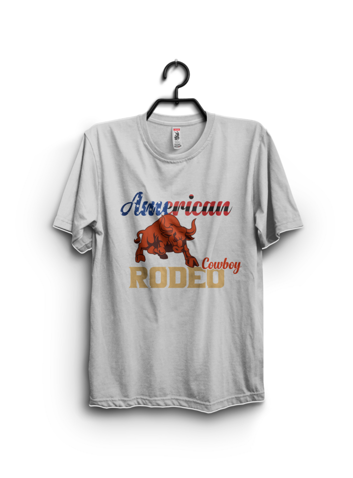 Western Cowboy. Bull riding classic western cowboy rodeo vintage t shirt png