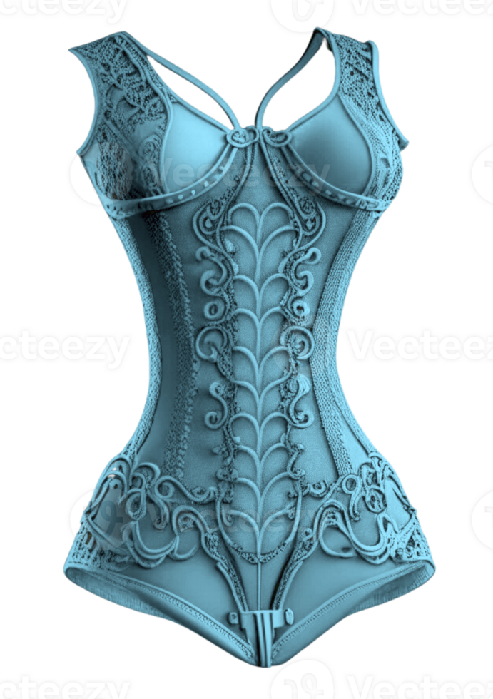 fantaisie corset Douane coloré ai généré png