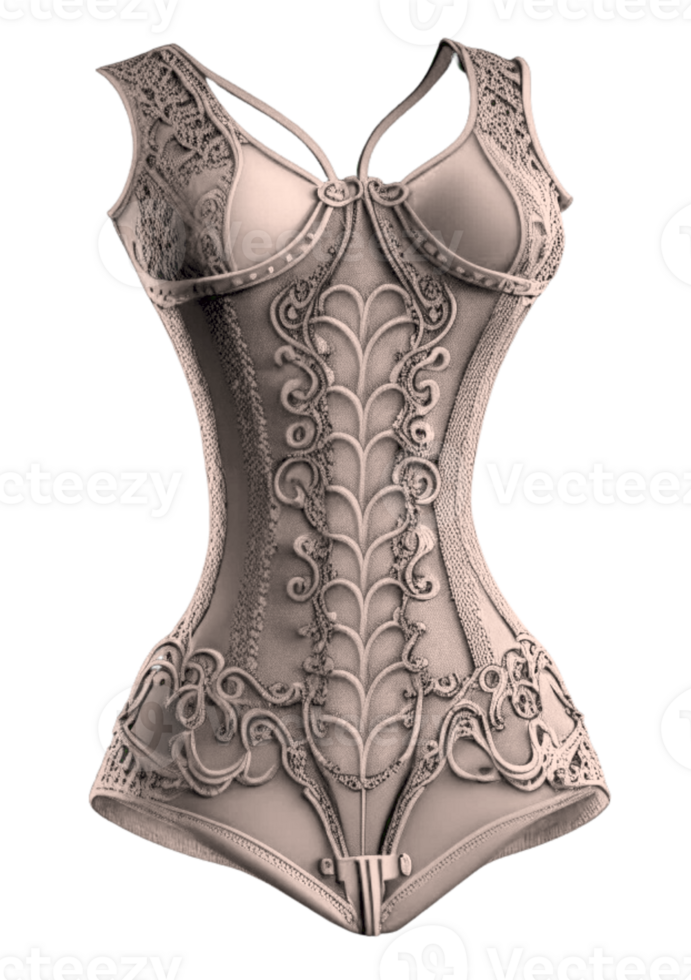 Fancy Corset Custom Colored png