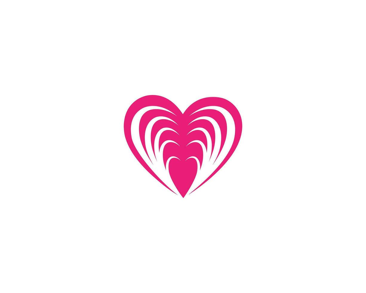 Love, Heart, Dating and Charity Infinite Logo Design Vector. vector