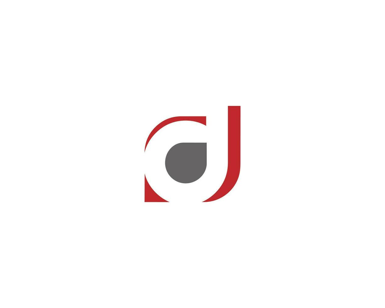 Initial Unique Letter D Logo Icon Design Idea Vector Template.