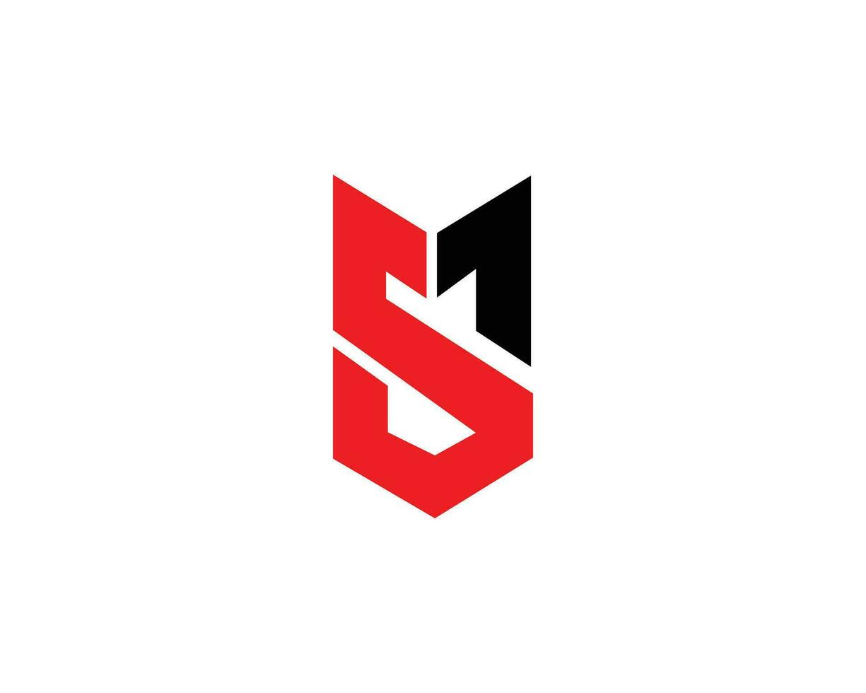 Initial SM And MS Letter Logo Abstract Icon Design Idea Vector Concept.