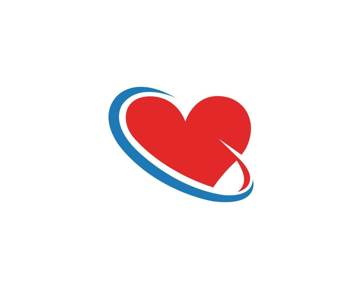 Unique abstract love and hearts logo shape vector design.