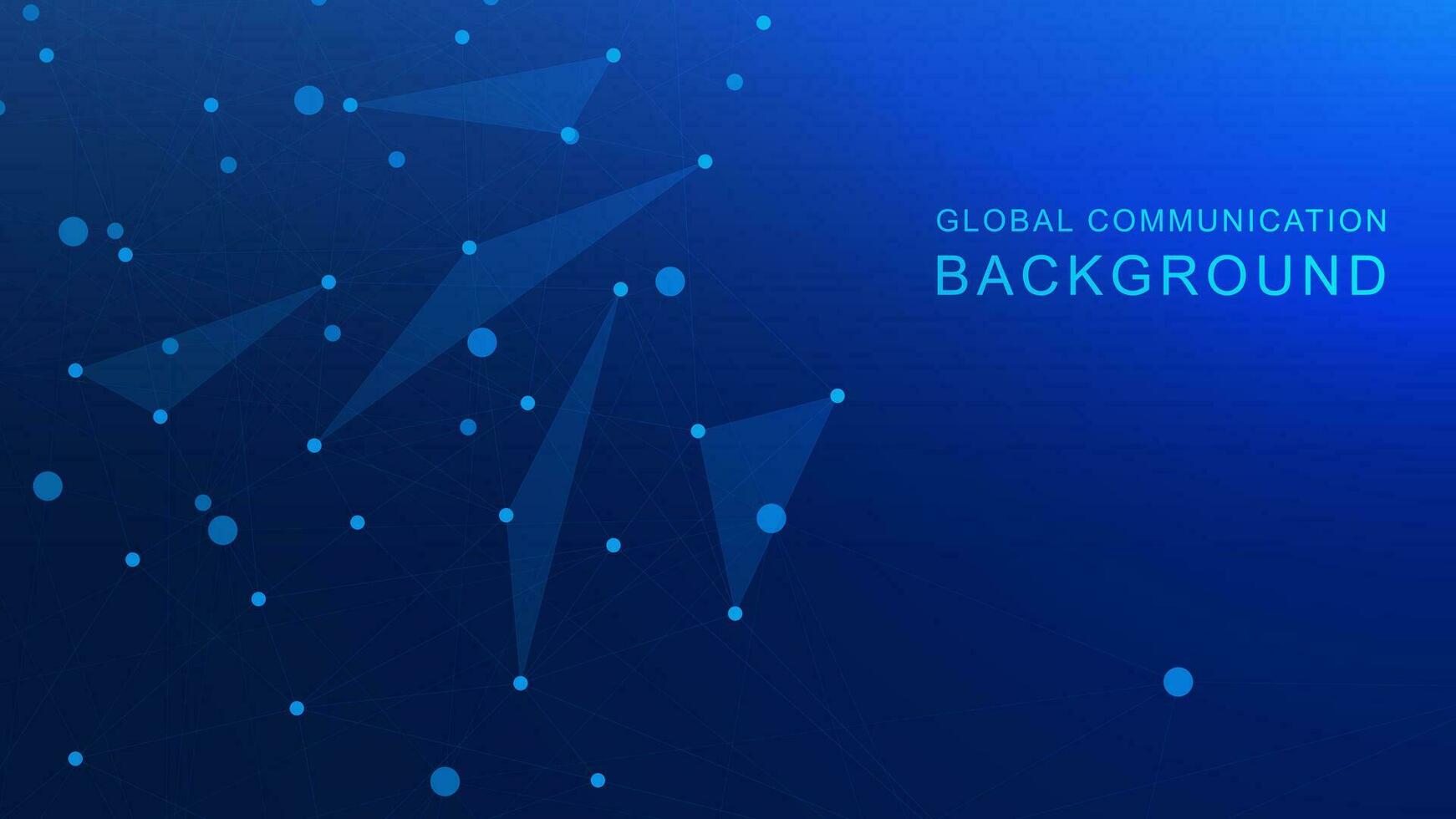 Modern scientific with plexus background. Abstract network connection, big data visualization, science and technology background. Vector illustration.