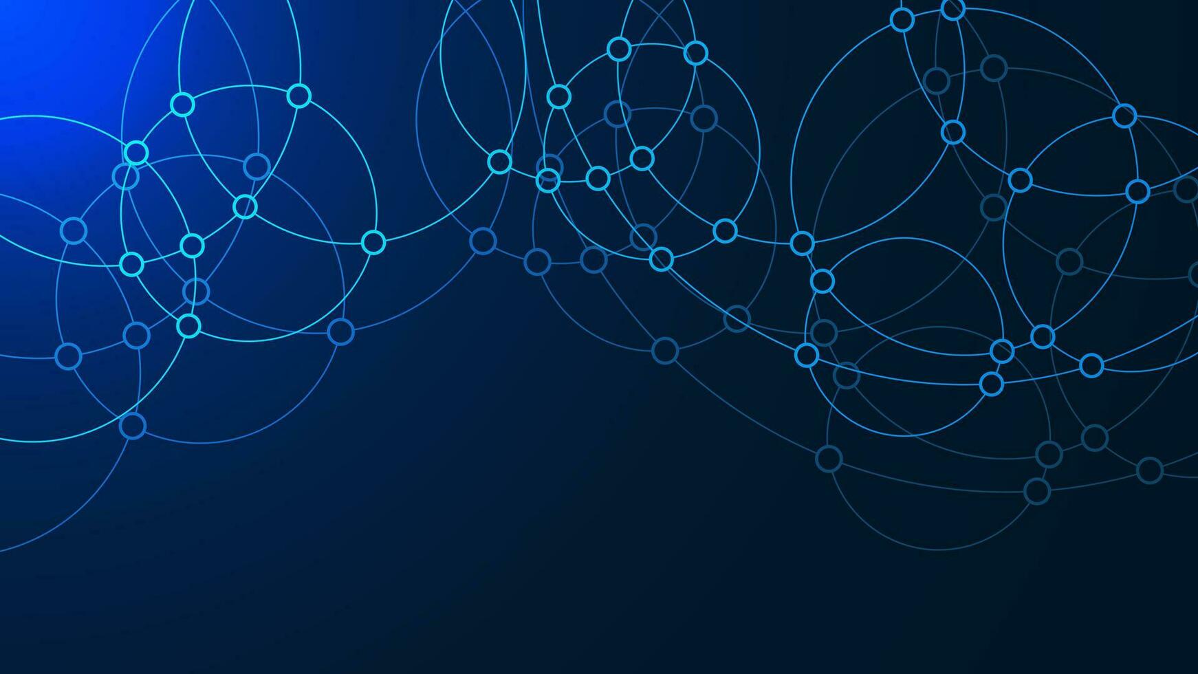 Abstract technology background for network connection, global communication. Science and technology concept design. Vector illustration.