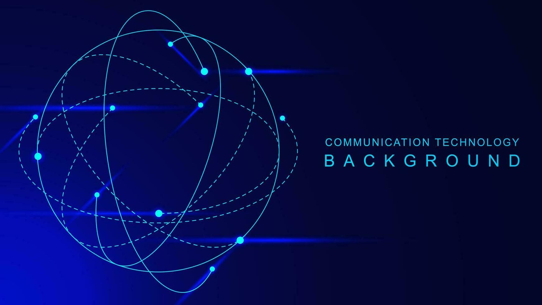 World map point and lines for global network connection, social networking and digital communication technology concept background. Vector illustration.