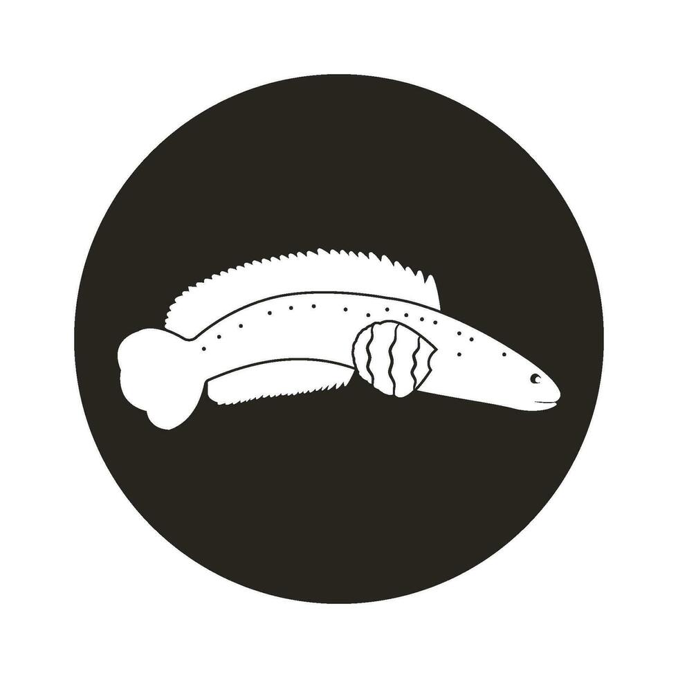 Snakehead Fish icon vector