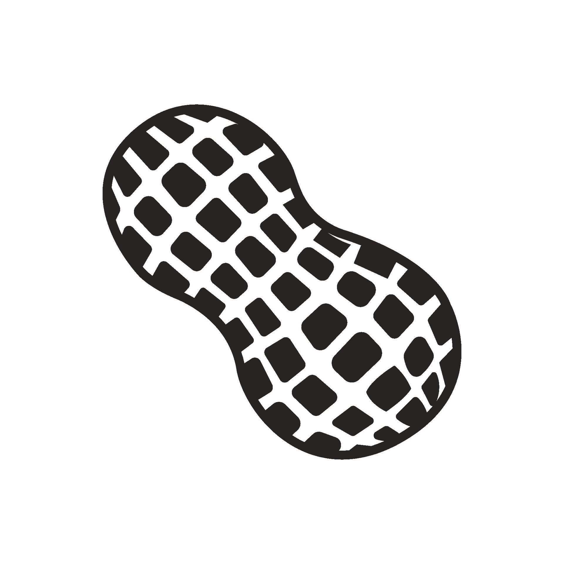 Peanut icon vector 25255848 Vector Art at Vecteezy