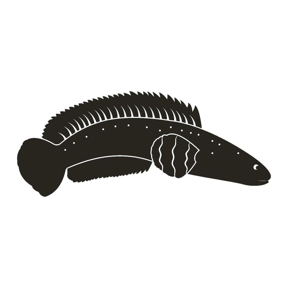 Snakehead Fish icon vector