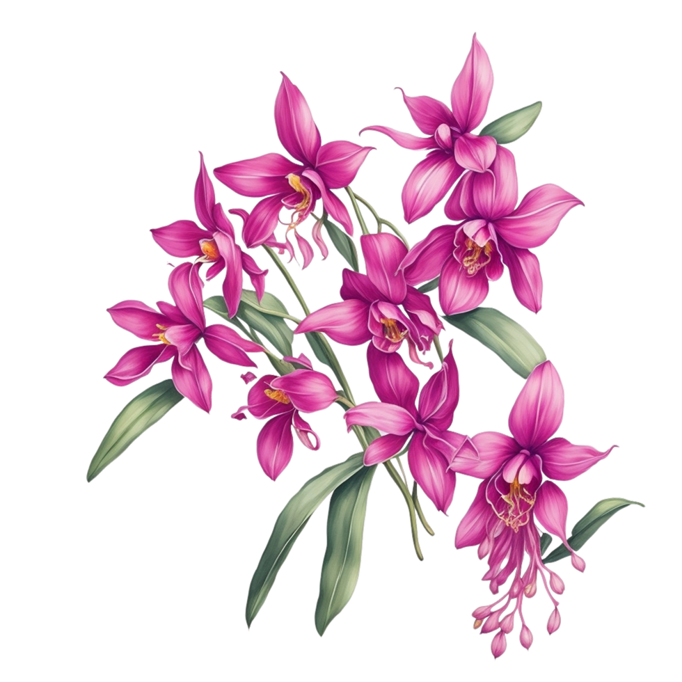, Watercolor Flower png
