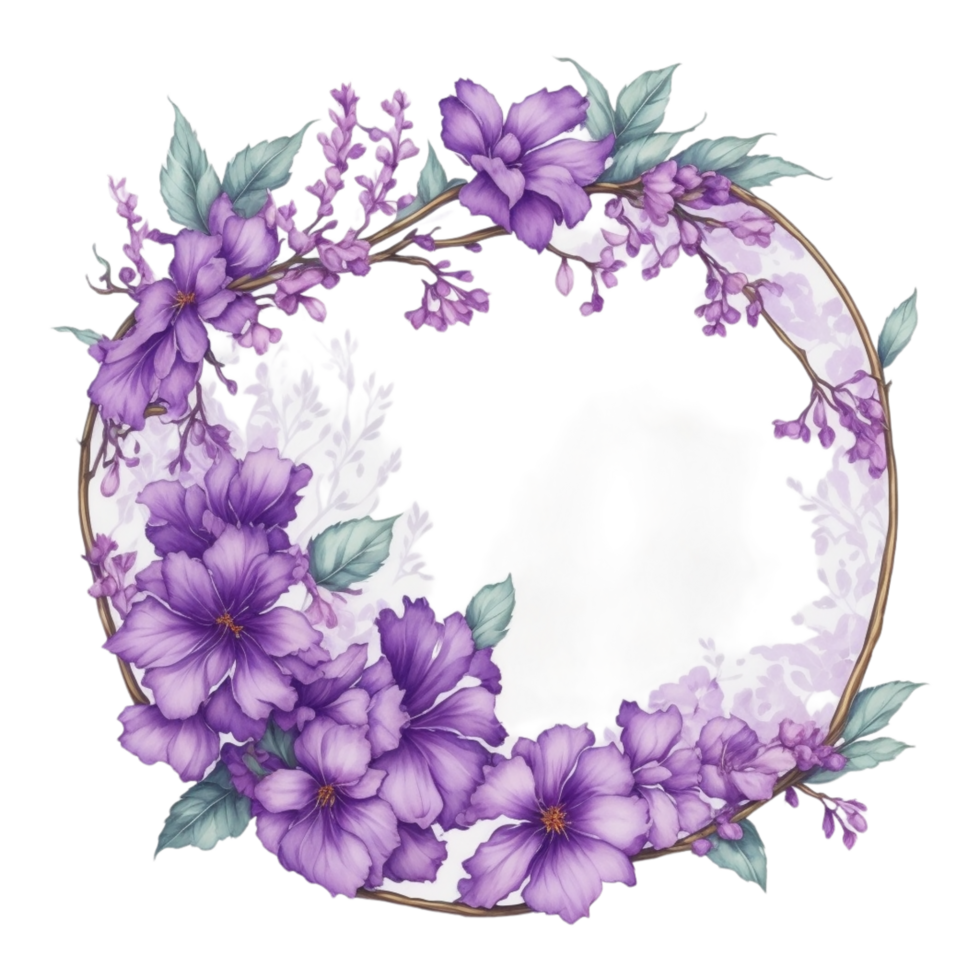 Ai Generated, Watercolor Flower png