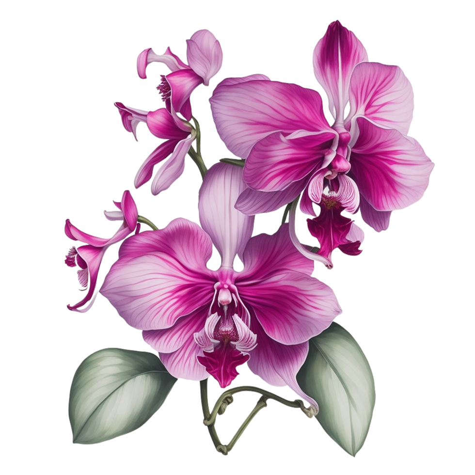 Ai Generated, Watercolor Flower png