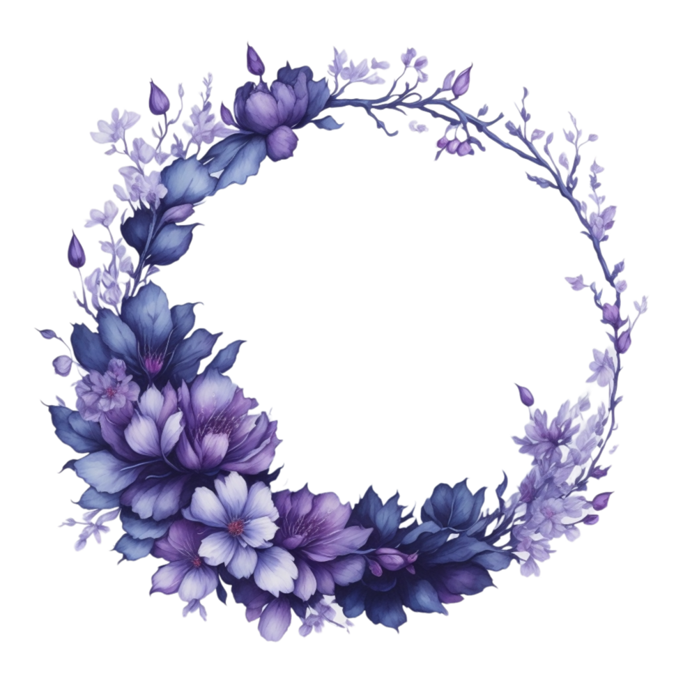 Ai Generated, Watercolor Flower png