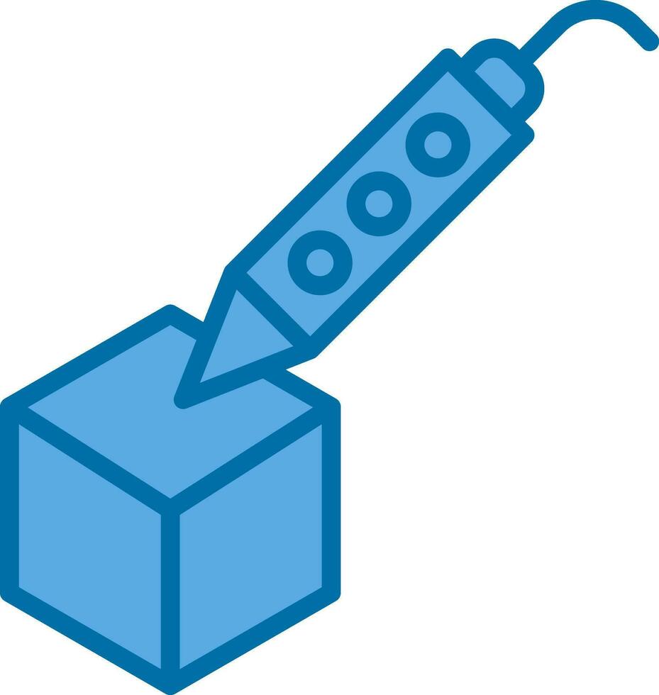 3d pen Vector Icon Design