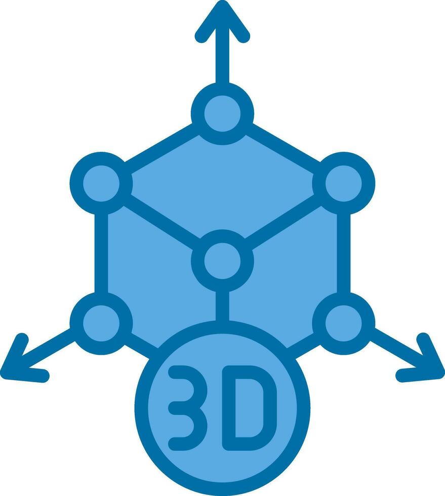 diseño de icono de vector de modelado 3d